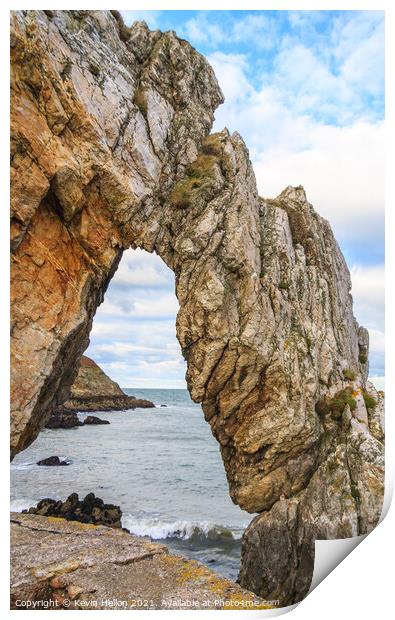 Natural archway Print by Kevin Hellon