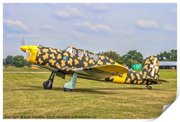 Fiat G-46-3B MM52801 G-BBII taxying Print by Colin Smedley