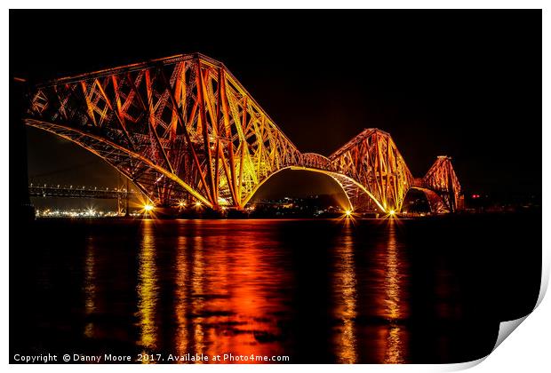 Forth Rail Bridge Print by Danny Moore