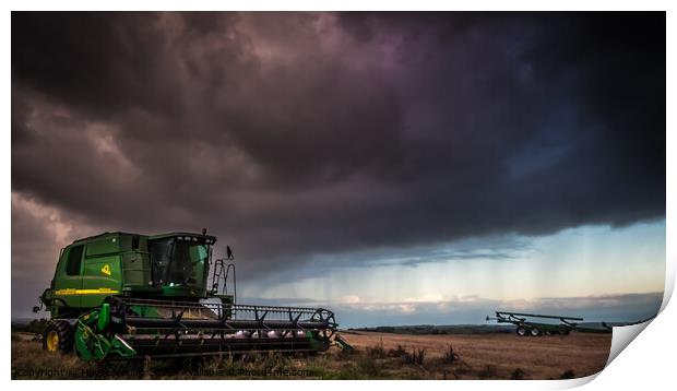After The Harvest Print by Mike Lanning