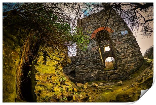 Blue Hills Engine House Print by Mike Lanning