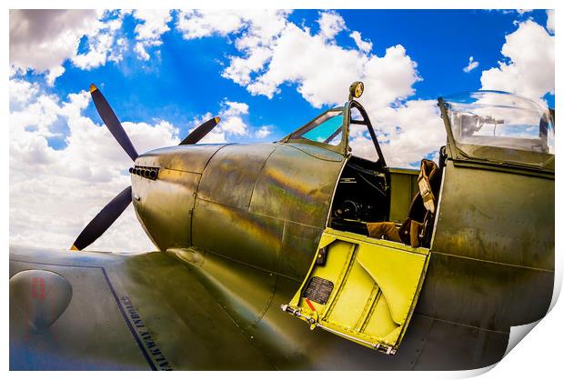 Spitfire - Ready for Action Print by Mike Lanning