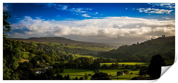 Swaledale Dawn 3 Print by Mike Lanning