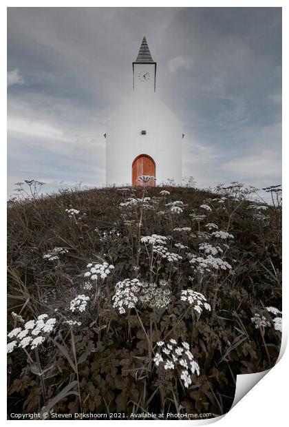 The house of god in the netherlands Print by Steven Dijkshoorn