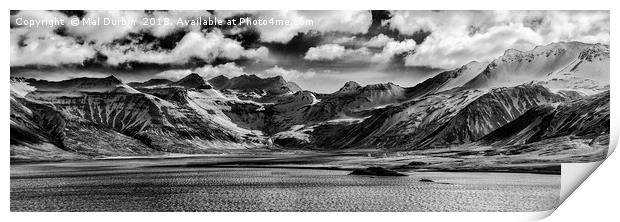  Iceland's Mountain Print by Mal Durbin