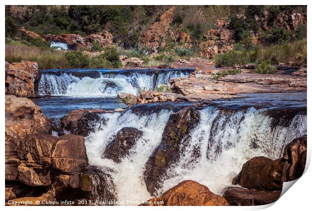 Bourkes Luck Potholes   Print by Chris Willemsen