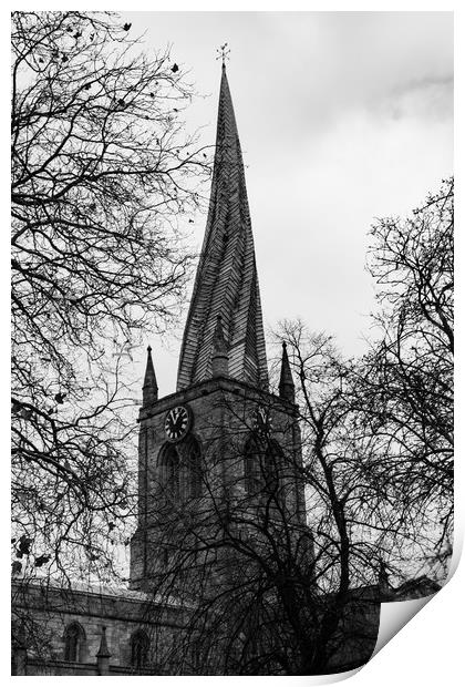 The Crooked Spire Print by Simon Wilkinson
