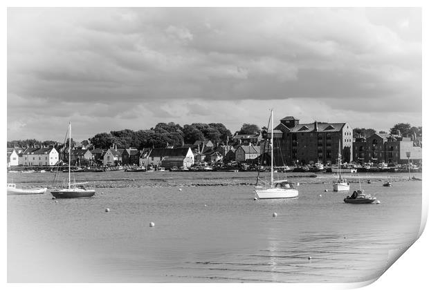 Wells Harbour View Print by Simon Wilkinson