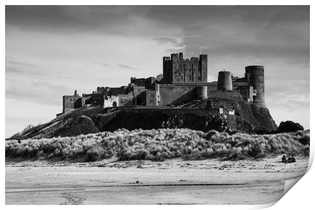 Bamburgh Castle Print by Simon Wilkinson