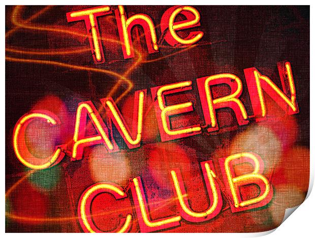 Cavern Glow Print by Neil Gavin