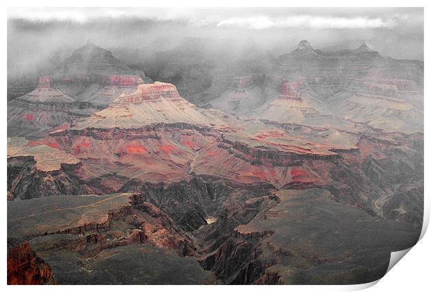 Clearing Canyon Print by Neil Gavin