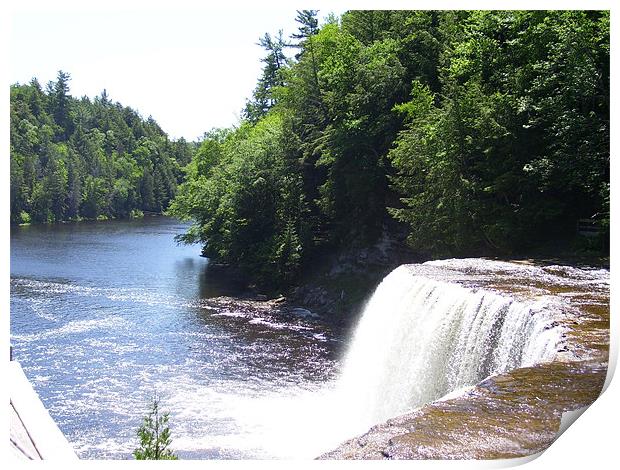 Tahquamenon Falls Print by Emma Crowter