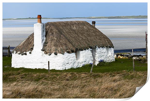 Thatched cottage Print by Hugh McKean