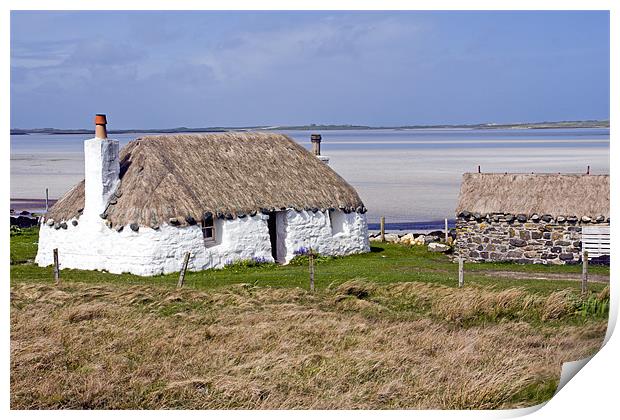 Thatched cottage Print by Hugh McKean