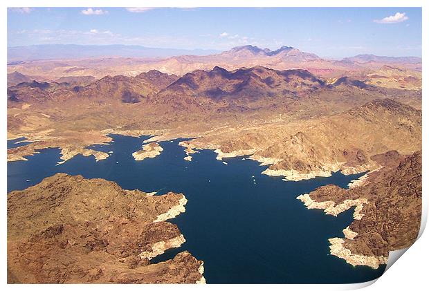 Lake Mead Print by Catherine Fowler