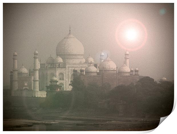 Taj Mahal at Best Print by arunkumar baskaran