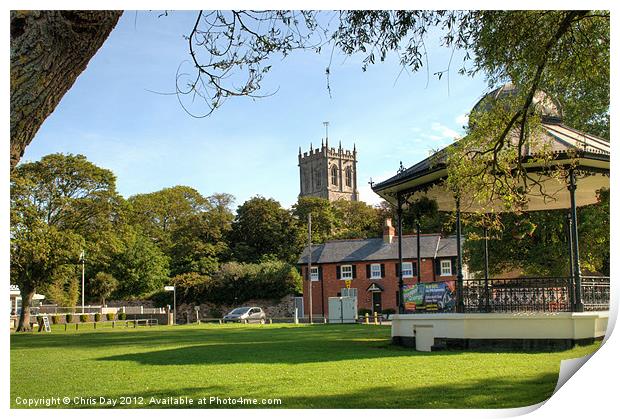 The Priory Print by Chris Day