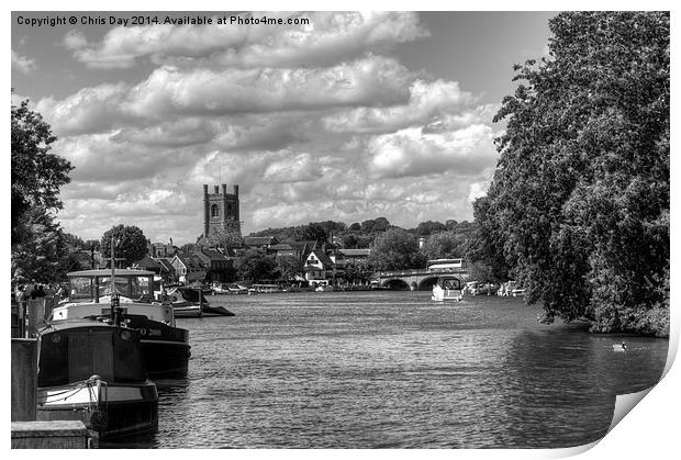 Henley-on-Thames Print by Chris Day