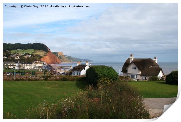 Sidmouth Print by Chris Day