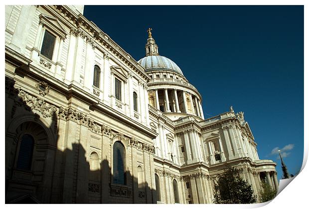 St Pauls Cathedral London 2 Print by Chris Day