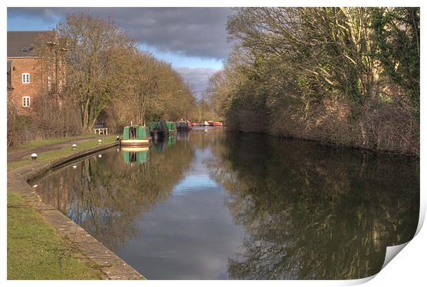 Grand Union Canal Rickmansworth Print by Chris Day