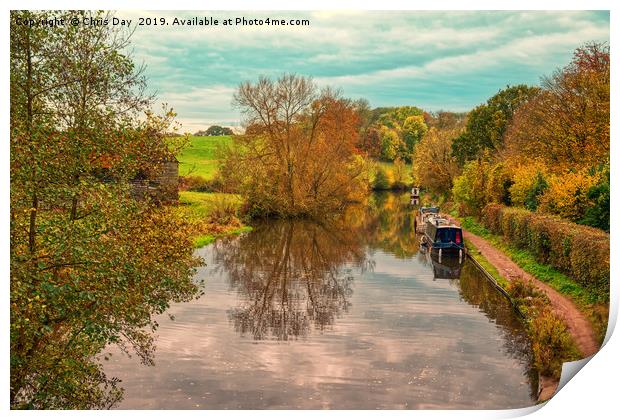 Autumn by Stockers Lock Print by Chris Day