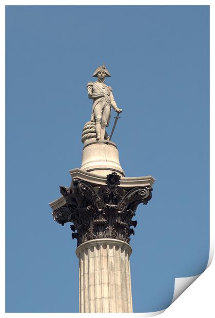 Nelsons Column Print by Chris Day