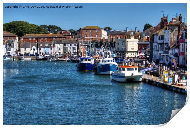 Weymouth Print by Chris Day
