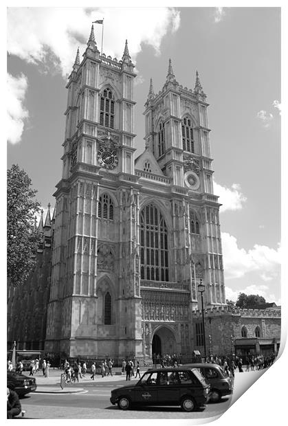 Westminster Abbey Print by Chris Day