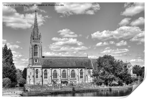 All Saints Marlow Print by Chris Day
