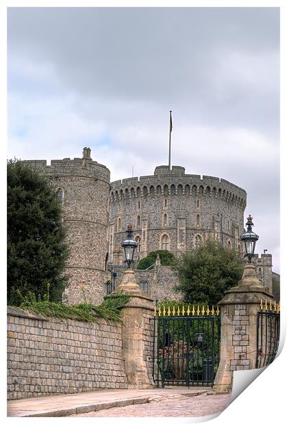 Windsor Castle Gate Print by Chris Day