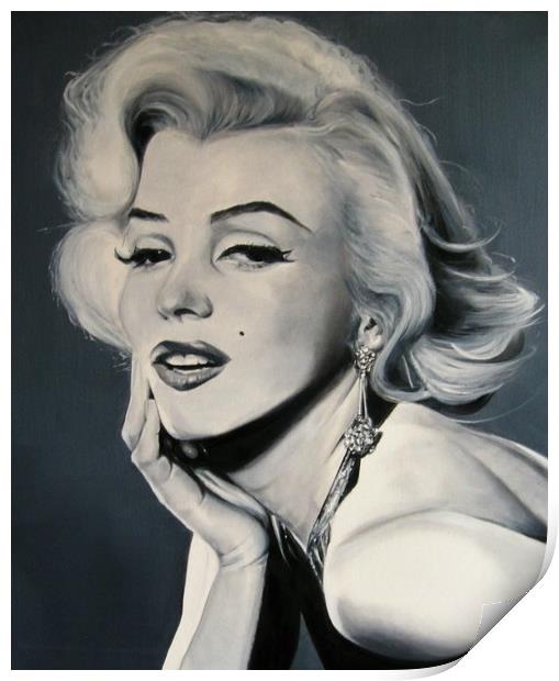 Beautiful Marilyn Print by David Reeves - Payne