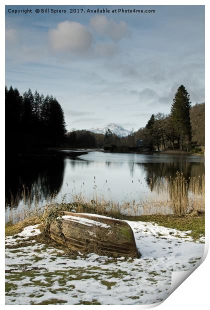 Loch Ard, Aberfoyle, Scotland Print by Bill Spiers