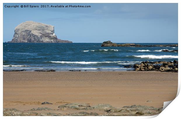 The Bass Rock, Scotland Print by Bill Spiers