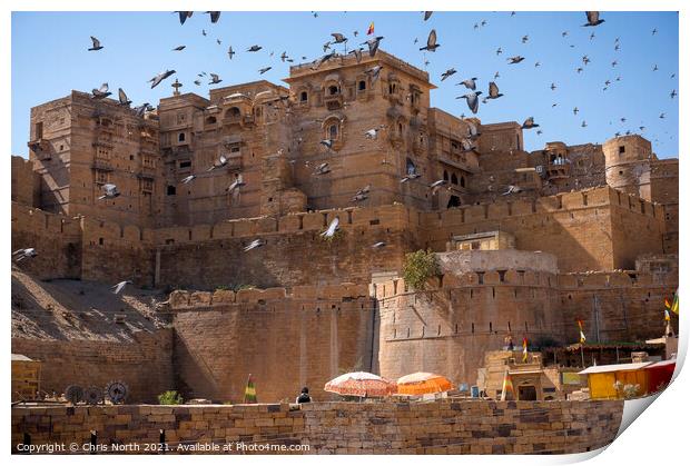 Jaisalmer Fort India Print by Chris North