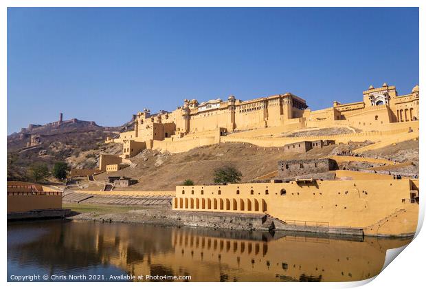Amer Fort, Jaipur. Print by Chris North