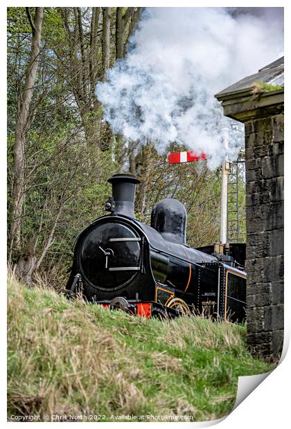 Steam Locomotive No 85 Print by Chris North
