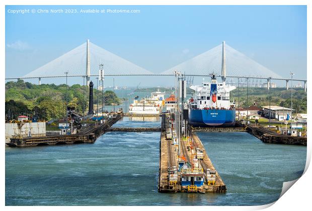 Entrance of the Panama Canal Print by Chris North
