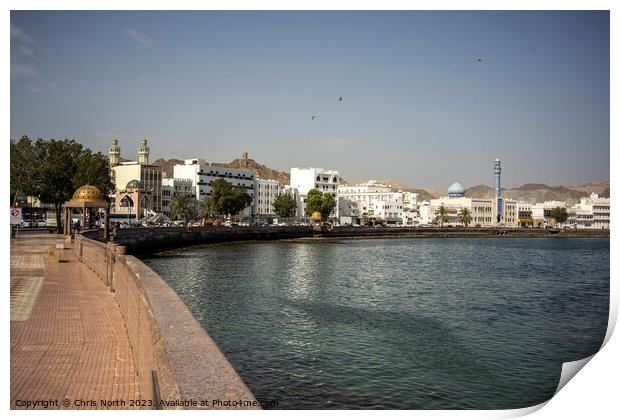 Muscat Waterfront Print by Chris North