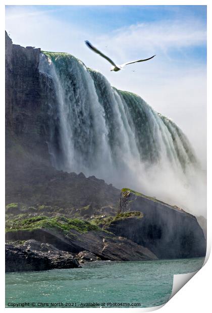 Niagara Falls, Ontario Canada. Print by Chris North