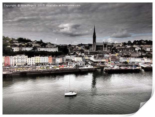 Cruising past Cobh in Ireland    Print by Mike Rogers