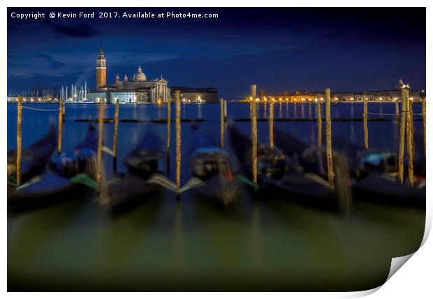 San Giorgio Church, Venice. Print by Kevin Ford