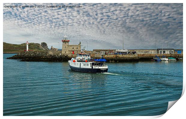 Howth Harbour, Dublin Ireland. Print by Kevin Ford