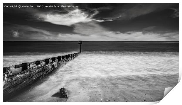 Swanage Seafront Print by Kevin Ford