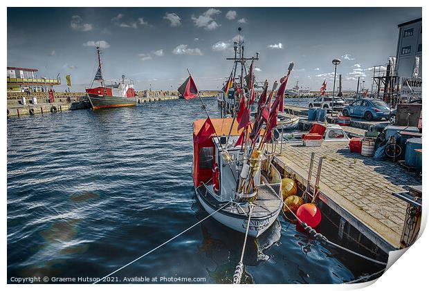 German Harbour Print by Graeme Hutson