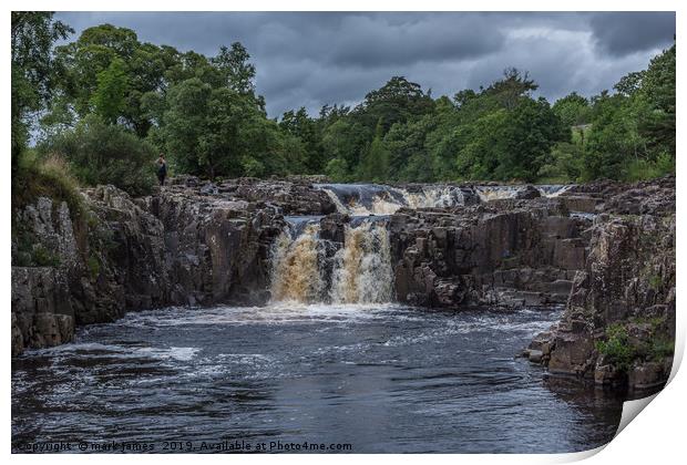 Low Force Waterfalls Print by mark james