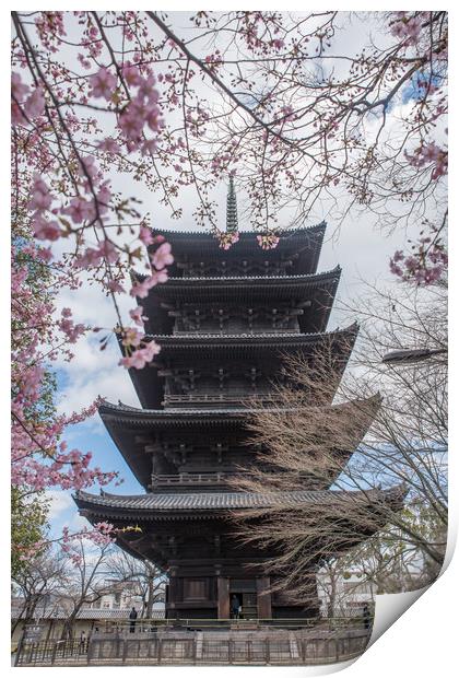 Pagoda of Japan Print by Yagya Parajuli