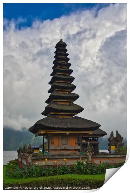 Temple of Bali Print by Yagya Parajuli