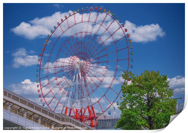 Wheel of Japan Print by Yagya Parajuli