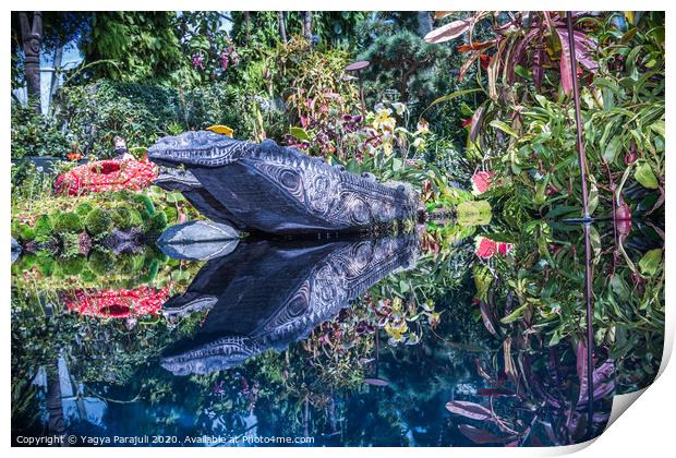 Indoor park in Singapore 1 Print by Yagya Parajuli